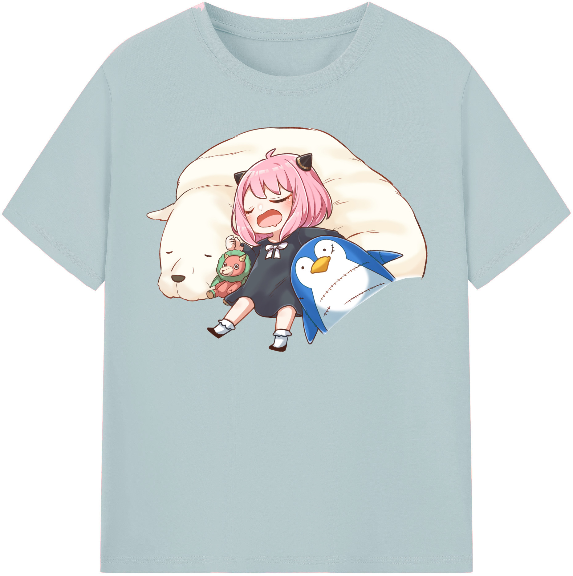 （画像用） SPY×FAMILY间谍家家酒 綿100％半袖Tシャツ（フロントプリント）